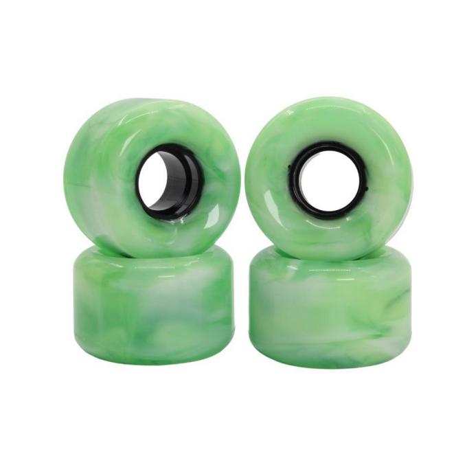 커스터마이징 녹색 PU 스케이트보드 바퀴 50MM-59MM Downhill Longboard 바퀴 1