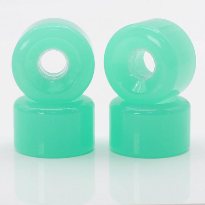 커스터마이징 녹색 PU 스케이트보드 바퀴 50MM-59MM Downhill Longboard 바퀴 2