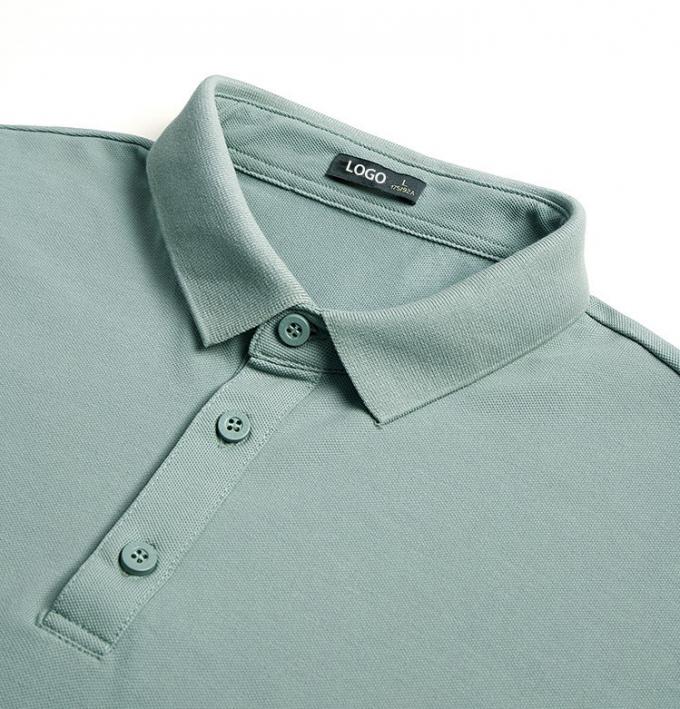 100% 코튼 스포츠 웨어 프라이빗 레이블 폴로 스타일 티셔츠 3