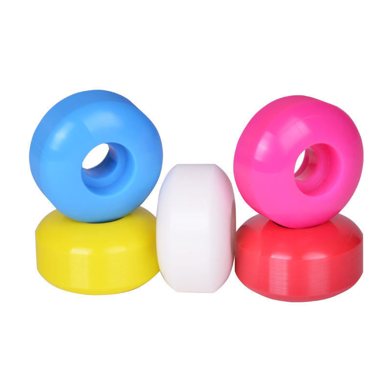 프로 컬러풀 100A PU 스케이트보드 바퀴 빈 52mm 스케이트보드 바퀴